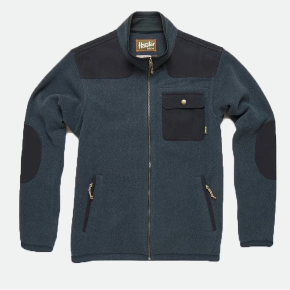 NEW Howler Brothers Dispatch Fleece Jacket Explorer Blue Men’s Large